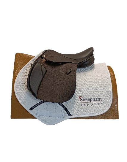 Black Country Etienne Jump Saddle 14.5″ W Brown ~SC2603~